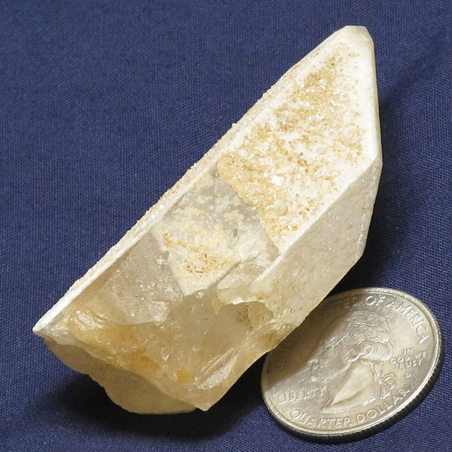 Rare Overcoat Quartz Crystal Point from Arkansas