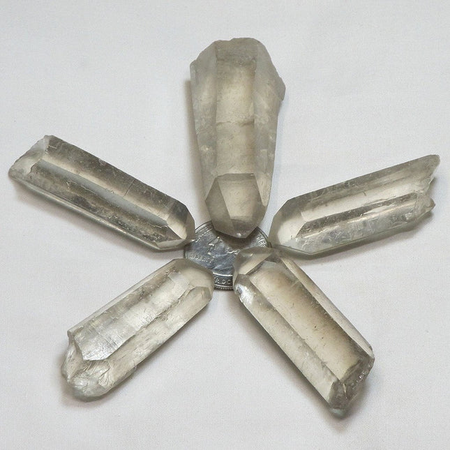 5 Smoky Quartz Crystal Points