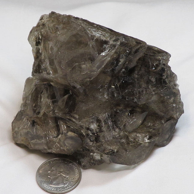 Smoky Quartz Crystal Elestial from Brazil