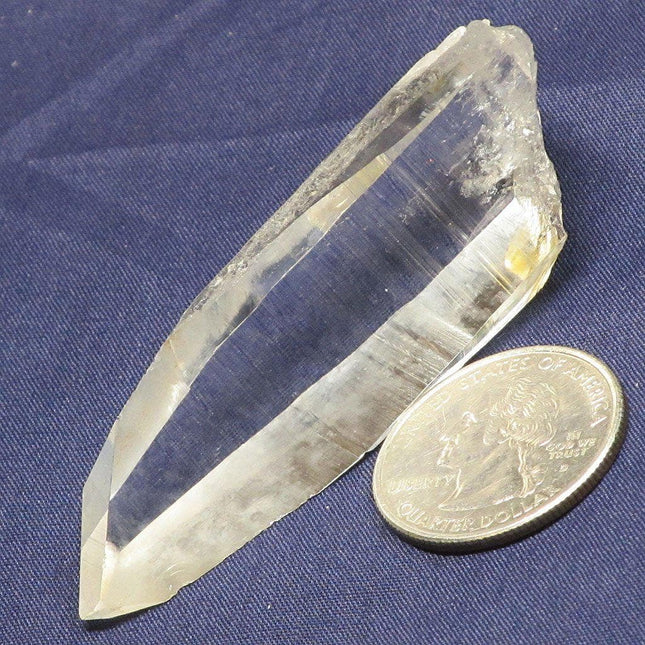 Singing Lemurian Quartz Crystal Point from Colombia