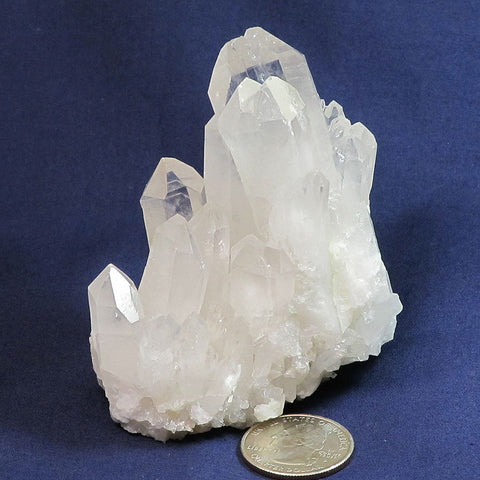 Quartz Crystal Cluster from Arkansas with Tabby Point