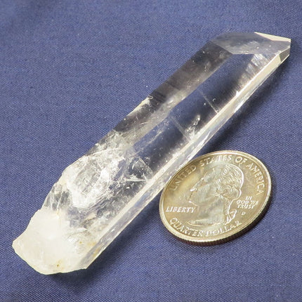 Colombian Singing Lemurian Quartz Crystal Point