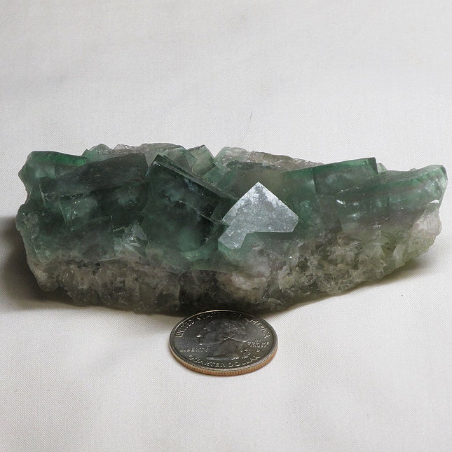 Green Fluorite Cluster from Madagascar