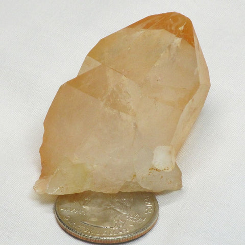 Tangerine Quartz Crystal Cluster from Brazil