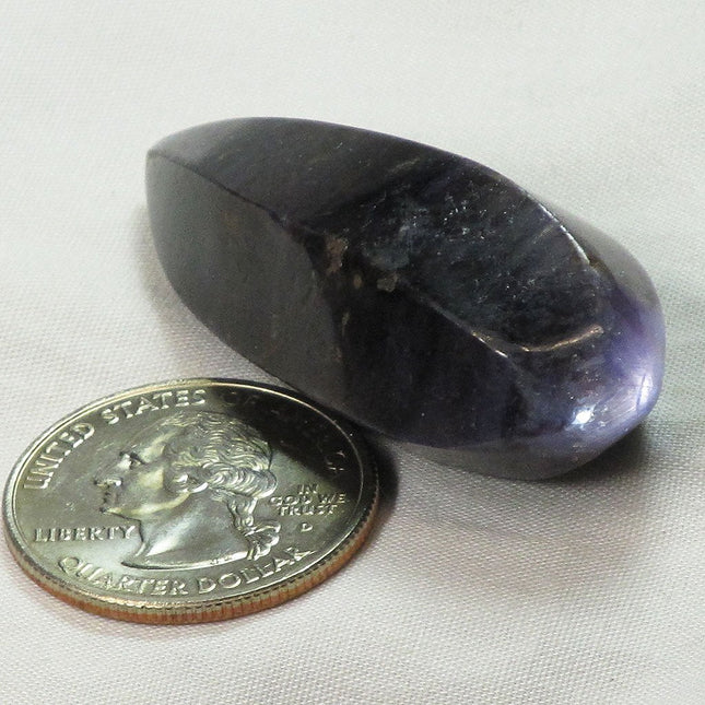 Polished Purple Corundum Sapphire From Sri Lanka