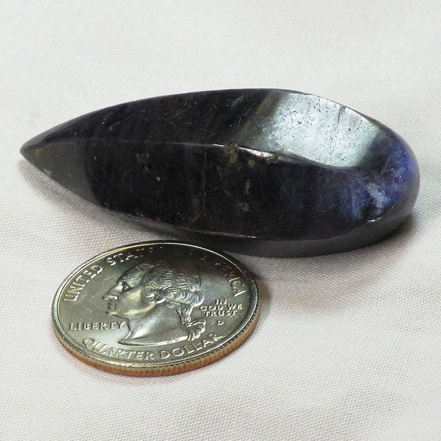 Polished Purple Corundum Sapphire From Sri Lanka