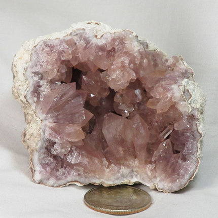 Pink Amethyst Geode From Patagonia Argentina