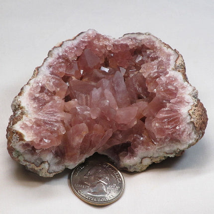 Pink Amethyst Geode From Patagonia Argentina