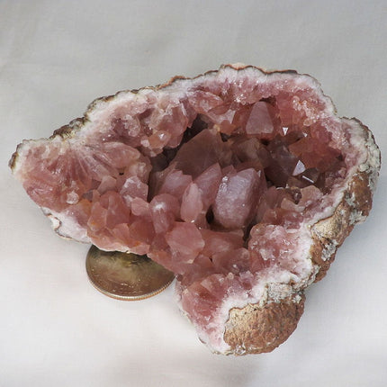 Pink Amethyst Geode From Patagonia Argentina
