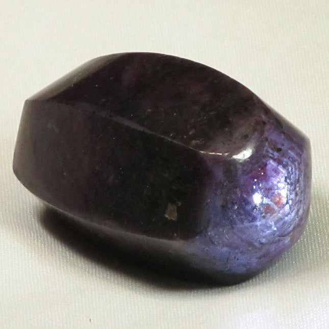 Polished Purple Corundum Sapphire from Sri Lanka