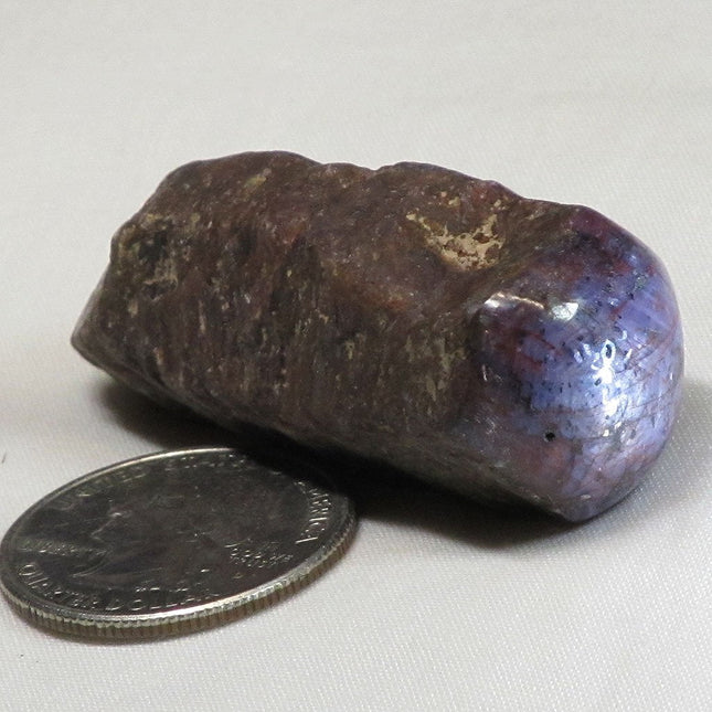 Purple Red Corundum Sapphire from Sri Lanka