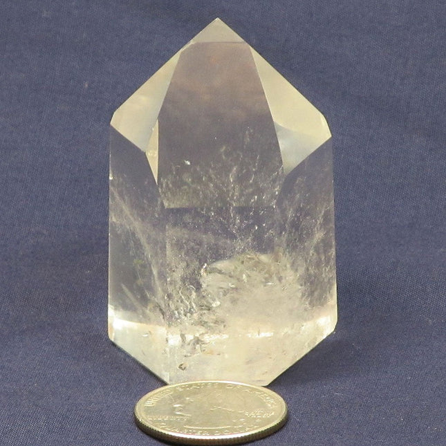 Polished Clear Quartz Crystal Point