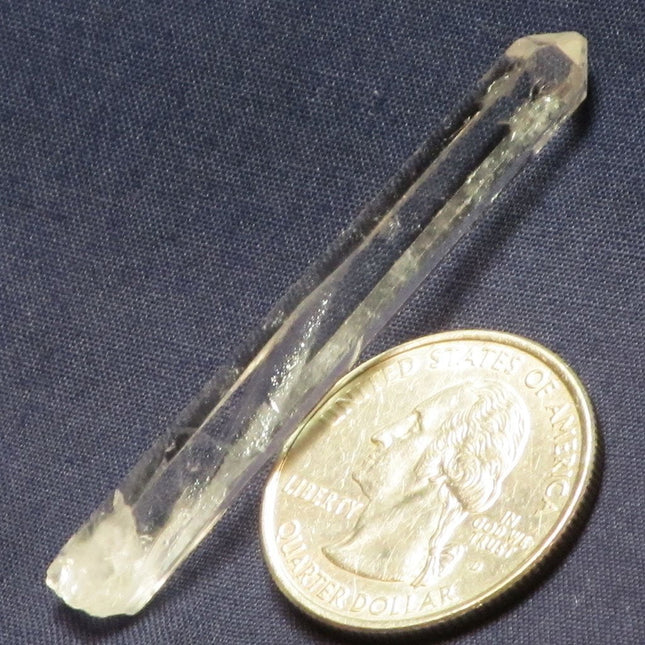 Singing Lemurian Quartz Crystal Point from Colombia
