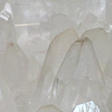 Quartz Crystal Cluster with Natural Smoky Phantoms in the Tips