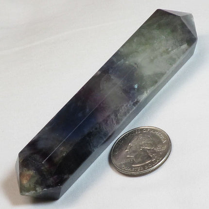 Polished Fluorite Double Terminated Generator Point