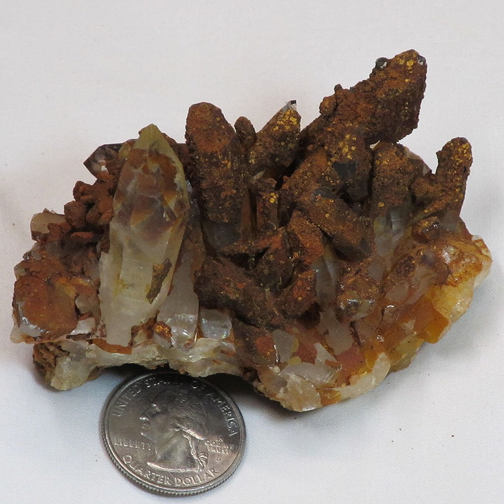 Natural Uncleaned Quartz Crystal Cluster with Time-Link Activation