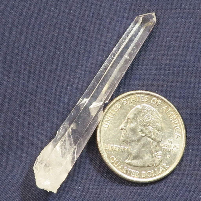 Singing Lemurian Quartz Crystal Point from Colombia