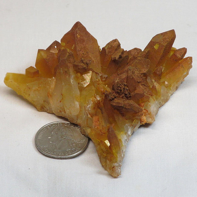 Natural Uncleaned Quartz Crystal Cluster from Arkansas