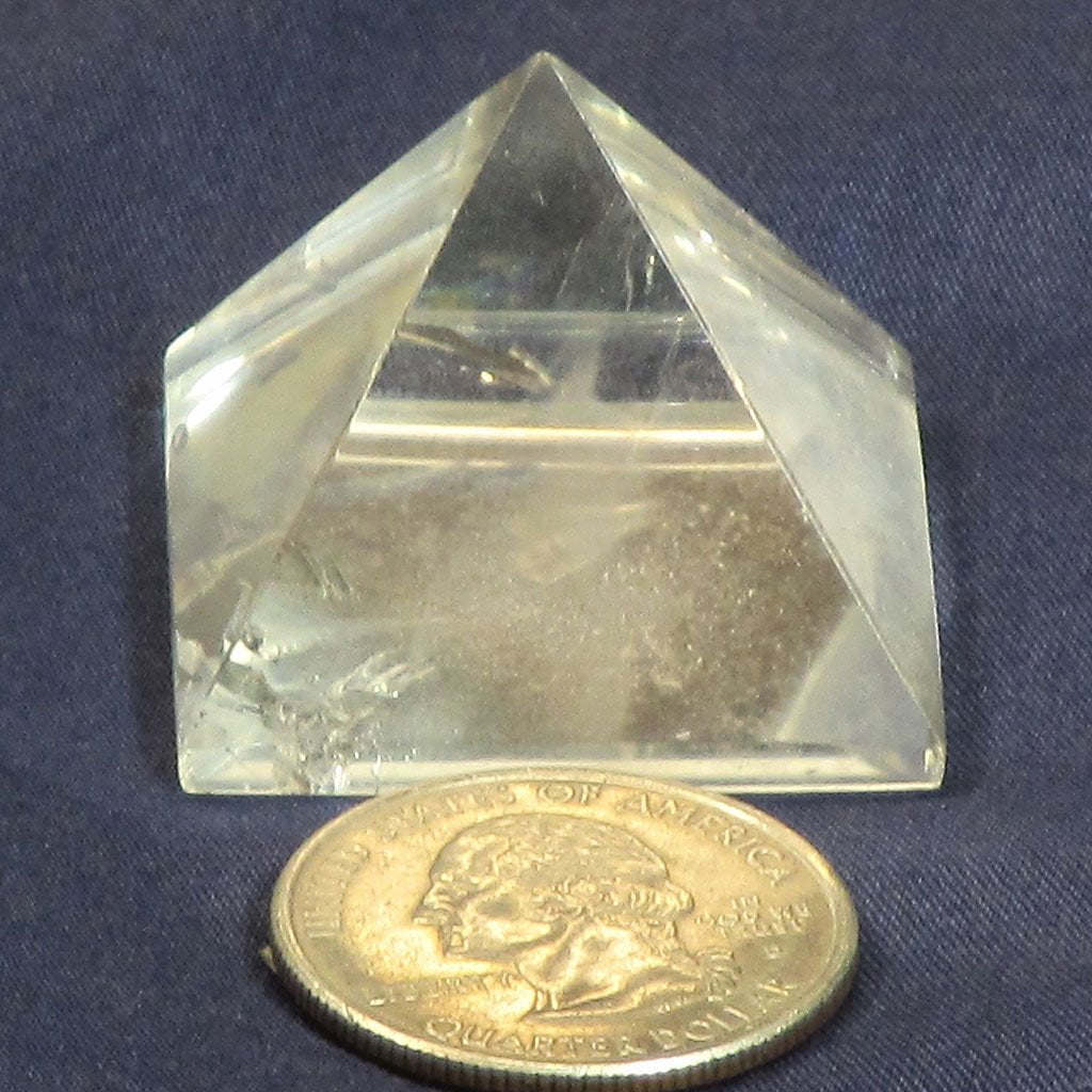 Polished Quartz Crystal Pyramid