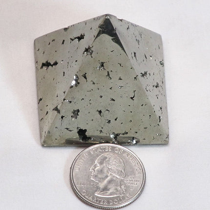 Polished Pyrite Pyramid