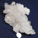 Arkansas Quartz Crystal Cluster with Grounding Point & Record Keepers
