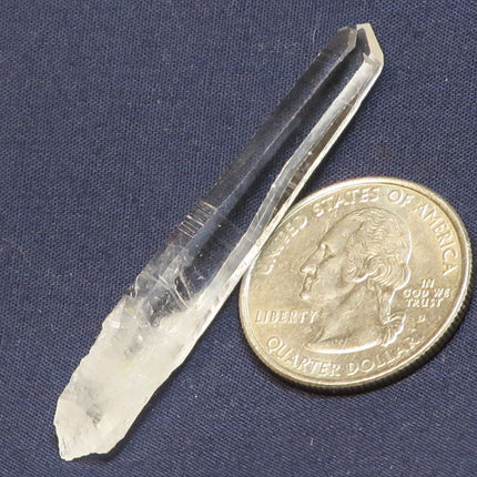 Colombian Singing Lemurian Quartz Crystal Point