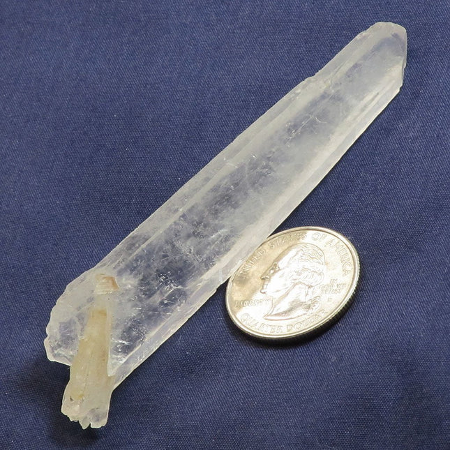 Laser Wand Quartz Crystal Point from Diamantina Mine in Brazil
