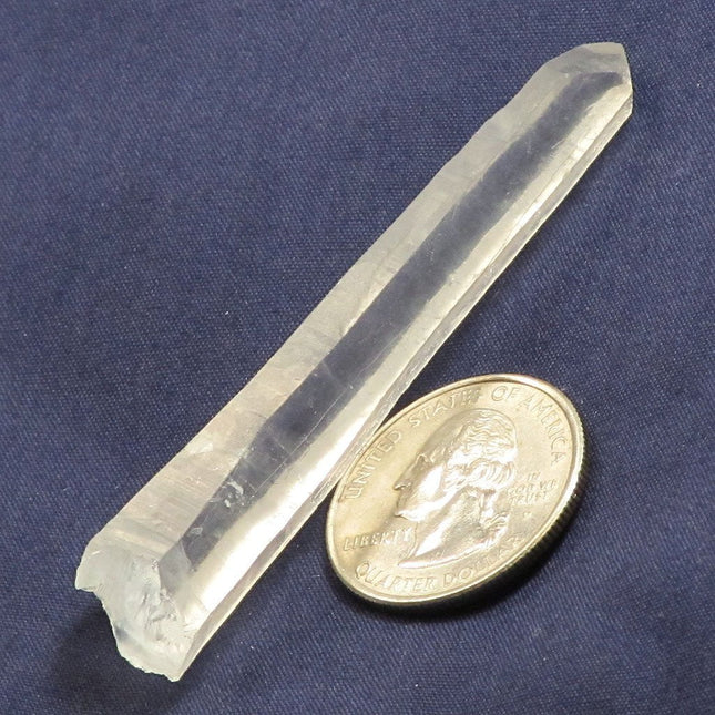 Laser Wand Quartz Crystal Point from Diamantina Mine in Brazil