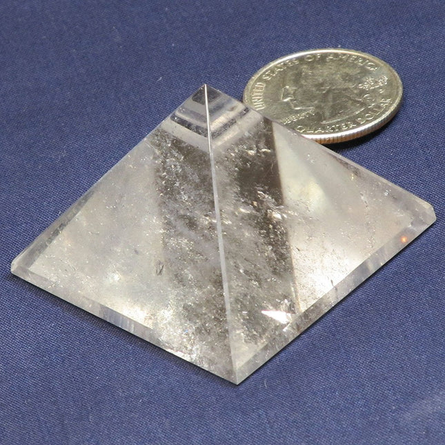 Polished Clear Quartz Pyramid