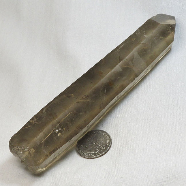 Smoky Quartz Crystal Transmitter Point from Brazil