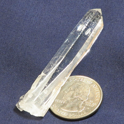 Colombian Singing Lemurian Quartz Crystal Point