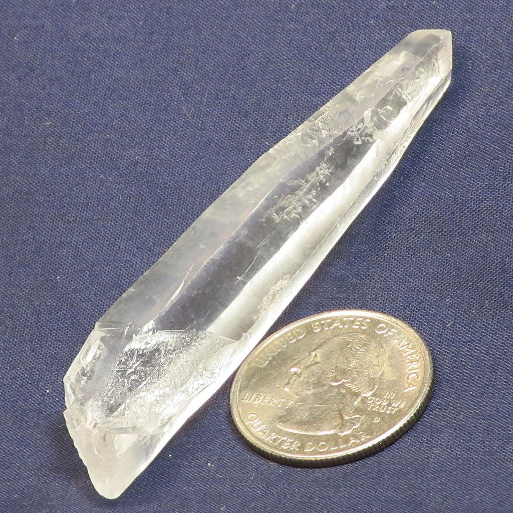 Laser Wand Quartz Crystal Point from Diamantina Mine Brazil