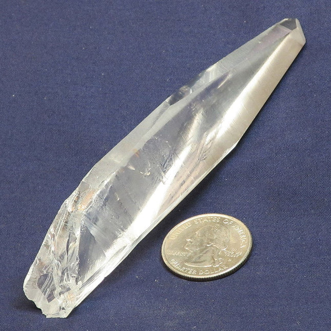 Laser Wand Quartz Crystal Point from Diamantina Mine Brazil