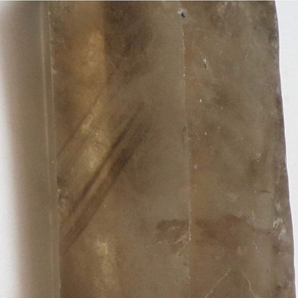 Smoky Quartz Crystal Point with Ghost Phantoms