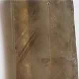 Smoky Quartz Crystal Point with Ghost Phantoms