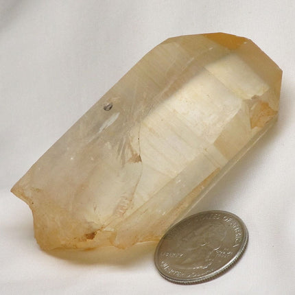 Tangerine Quartz Crystal Tabby Point with Window