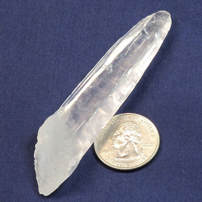 Diamantina Etched Laser Wand Quartz Crystal Point
