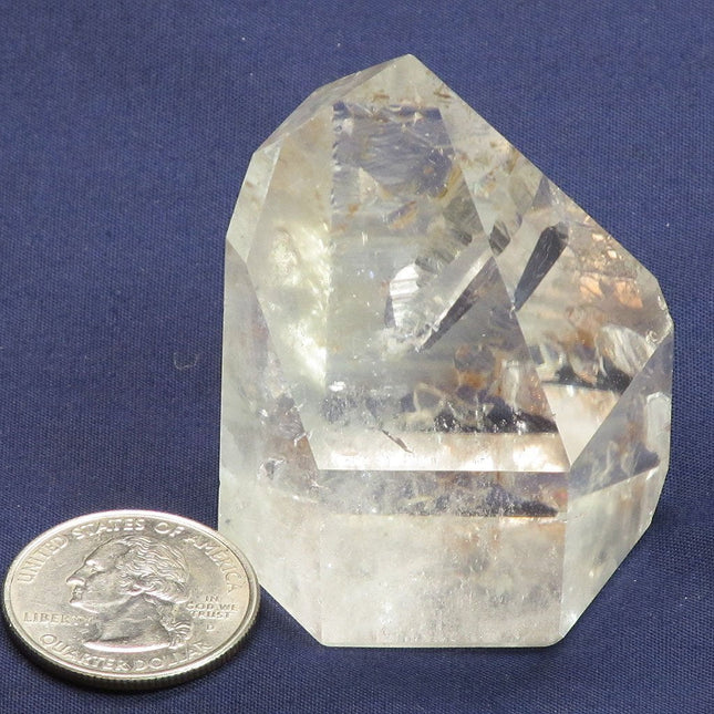 Polished Quartz Crystal Point with Penetrator