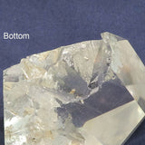 Bottom of Polished Quartz Crystal with Penetrators
