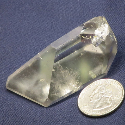 Polished Quartz Crystal with Penetrator