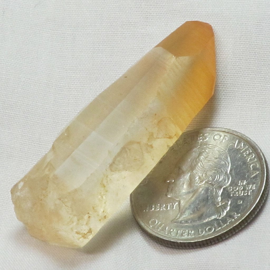 Tangerine Quartz Crystal Point | Blue Moon Crystals & Jewelry