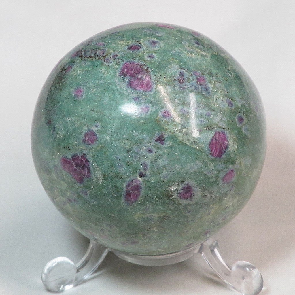 Polished Ruby in Fuchsite Sphere | Blue Moon Crystals