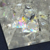 Polished Clear Quartz Pyramid with Rainbows | Blue Moon Crystals