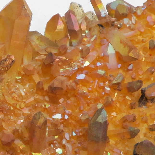 Arkansas Uncleaned Quartz Crystal Cluster Rainbow Iridescence