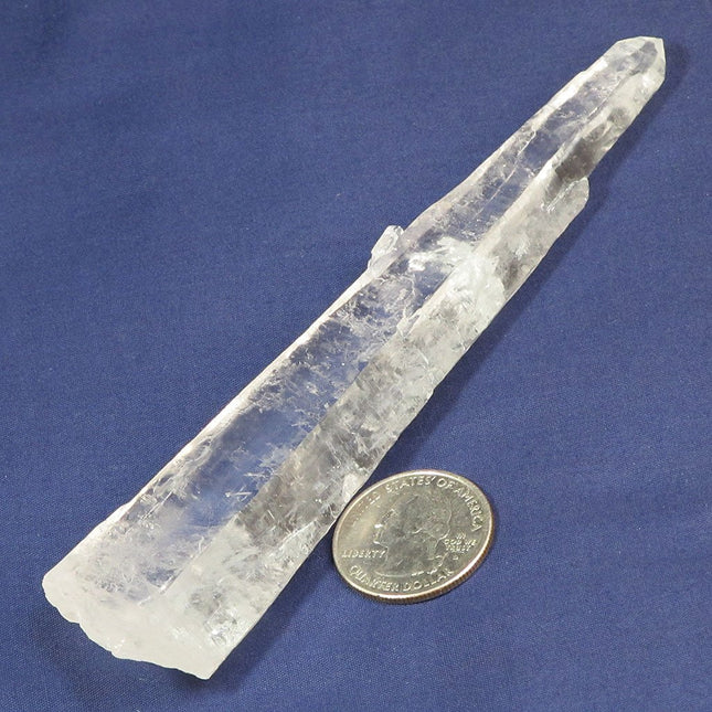 Laser Wand Quartz Crystal Point from Diamantina Mine in Brazil
