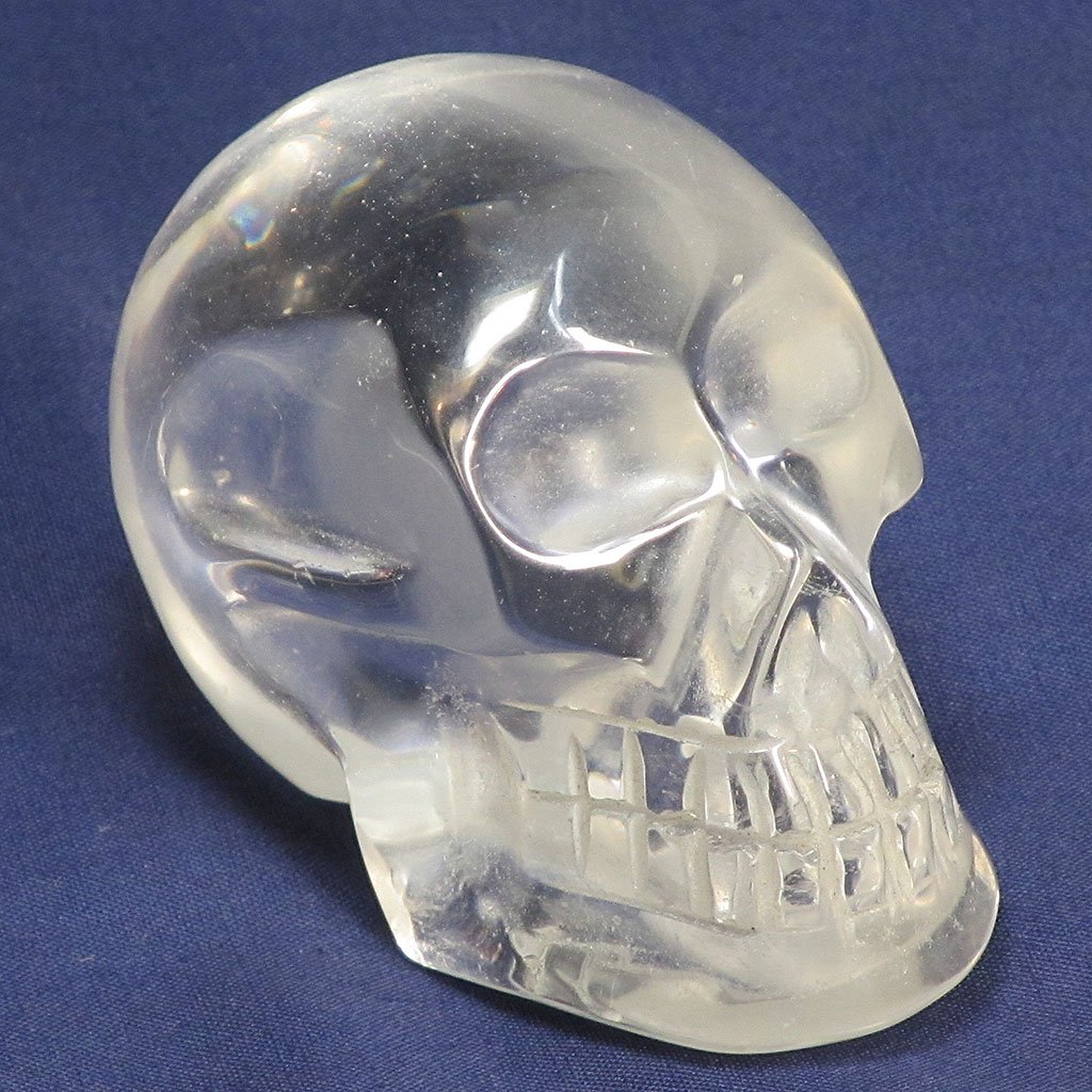 Carved Clear Quartz Skull | Blue Moon Crystals & Jewelry