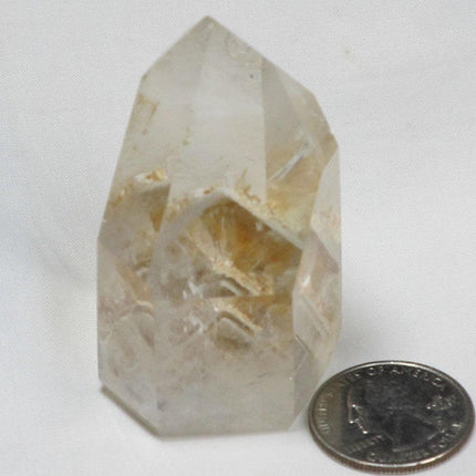 Polished Phantom Quartz Crystal Point | Blue Moon Crystals