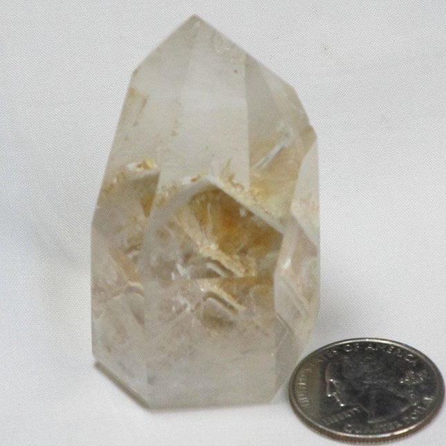 Polished Phantom Quartz Crystal Point | Blue Moon Crystals