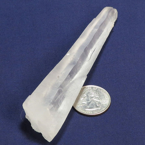 Laser Wand Quartz Crystal Point with 2 Terminations