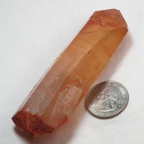 Red Quartz Crystal Point with Time-Link Activations